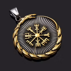 Necklace Valknut Vegvisir