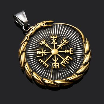 Halsband Valknut Vegvisir