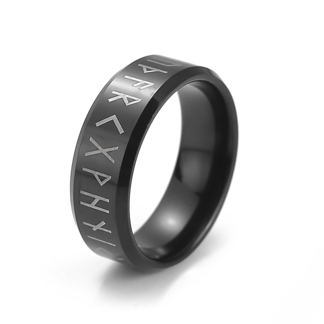 Ring Tungsten Runic