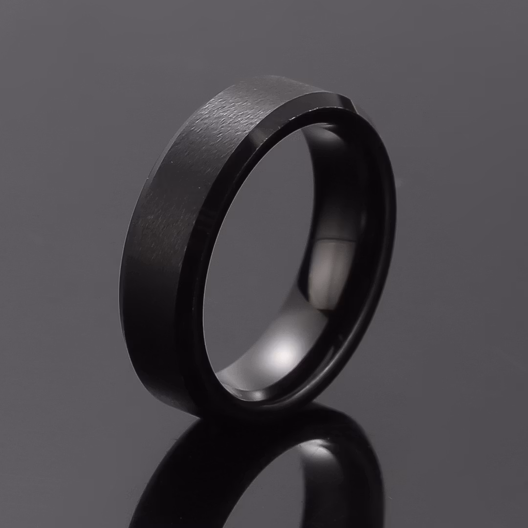 Ring Black Tungsten
