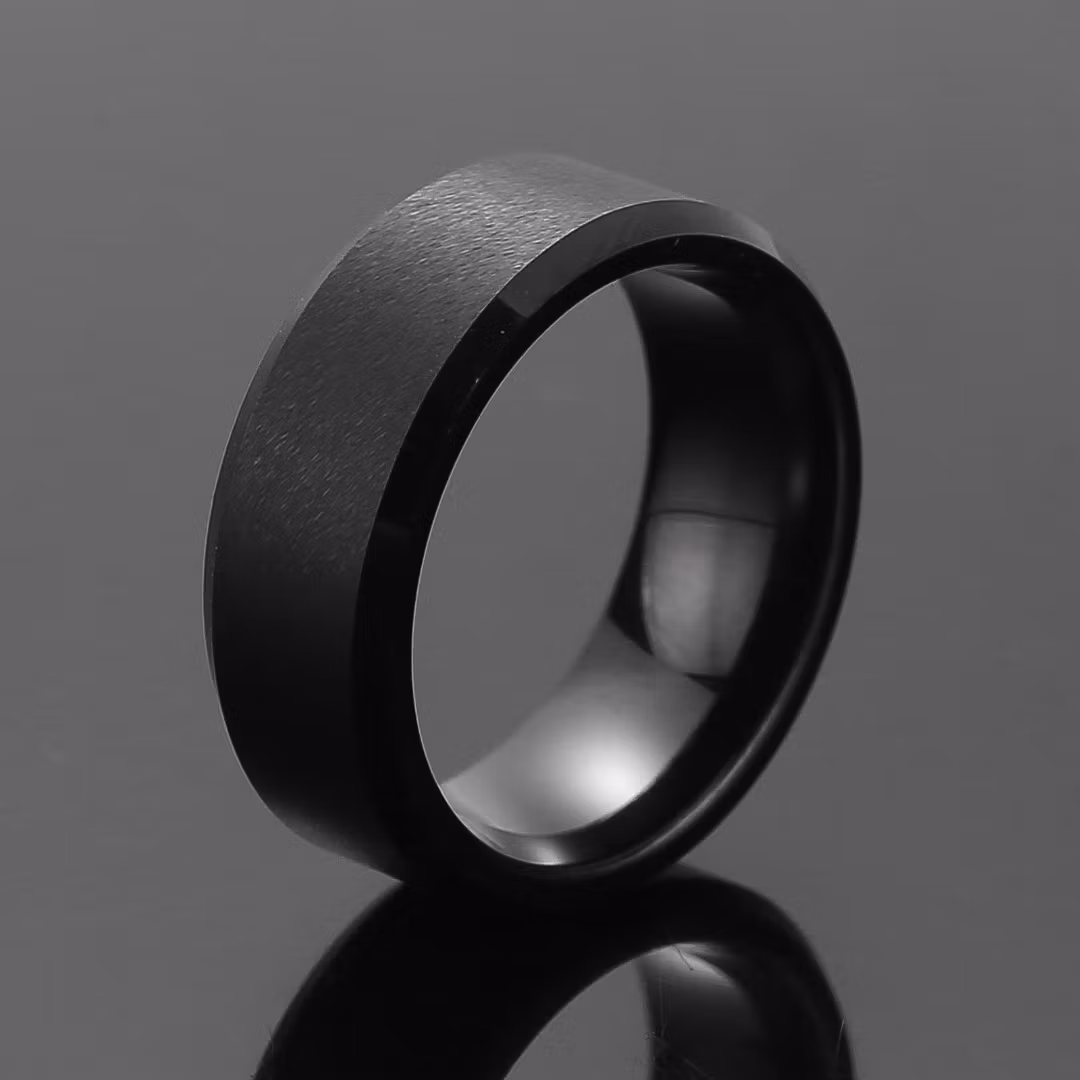 Ring Black Tungsten