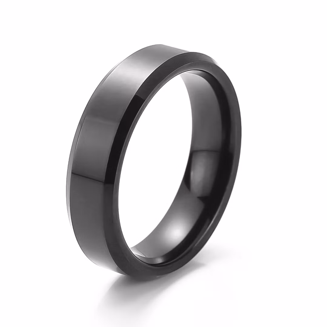 Sormus Black Beauty Tungsten