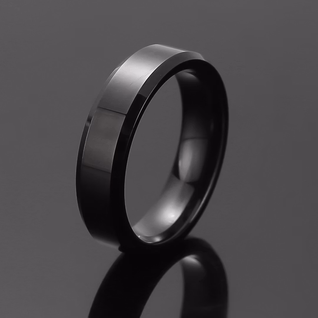 Sormus Black Beauty Tungsten