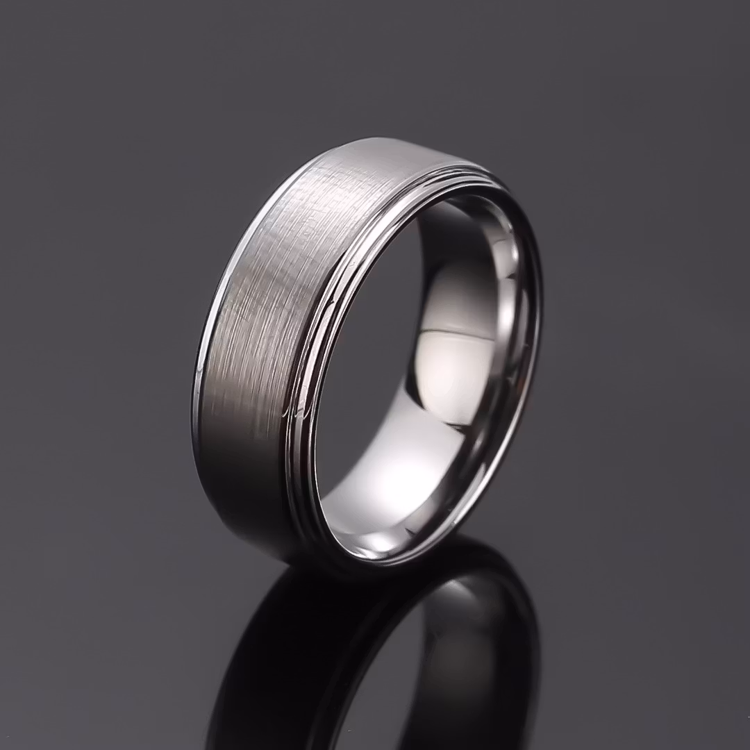 Ring Silver Tungsten