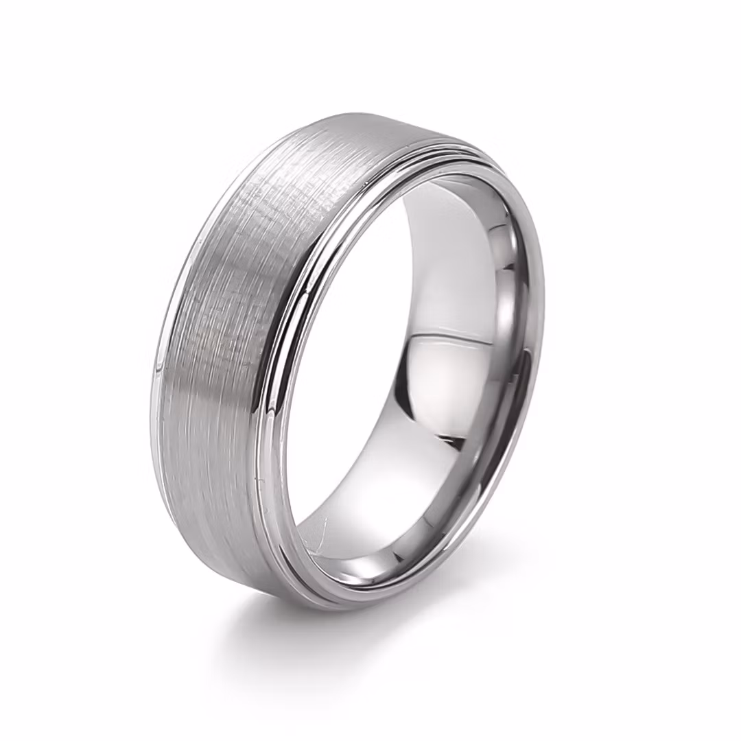 Ring Silver Tungsten