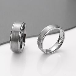 Ring Silver Tungsten