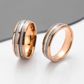 Sormus Rosé Beauty Lines Tungsten