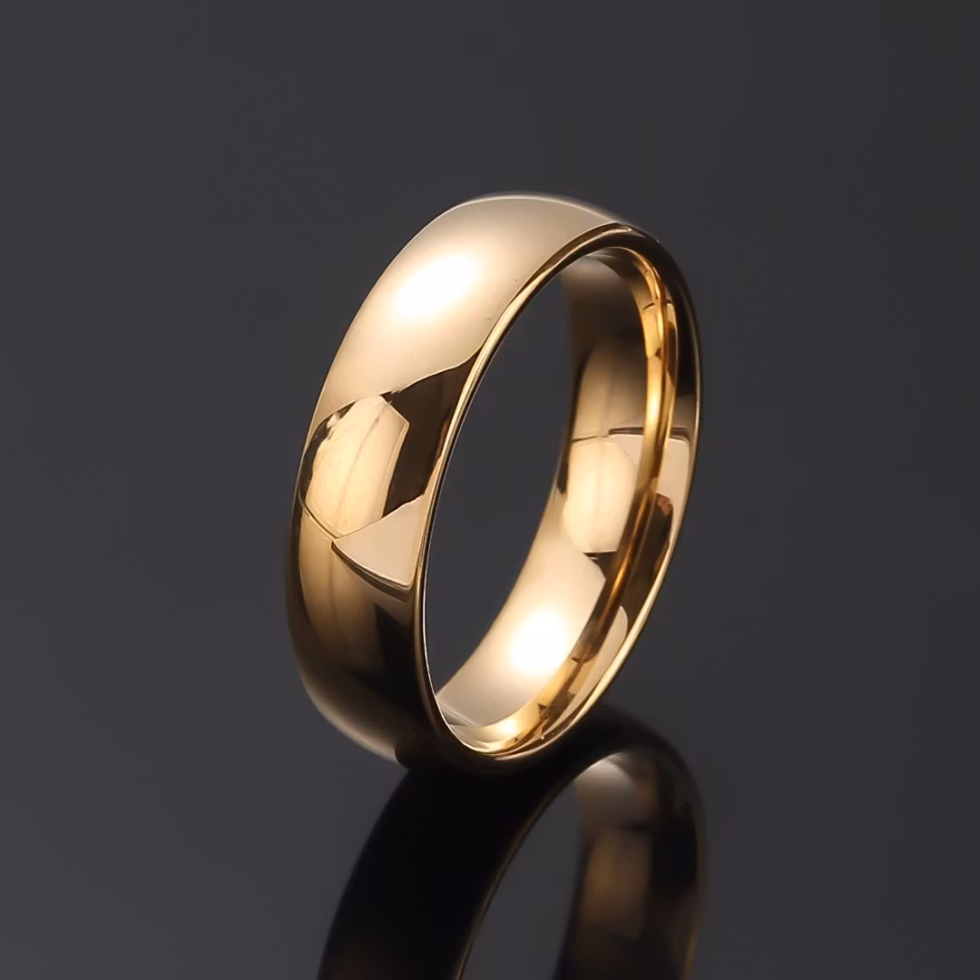 Ring Gold Beauty Tungsten