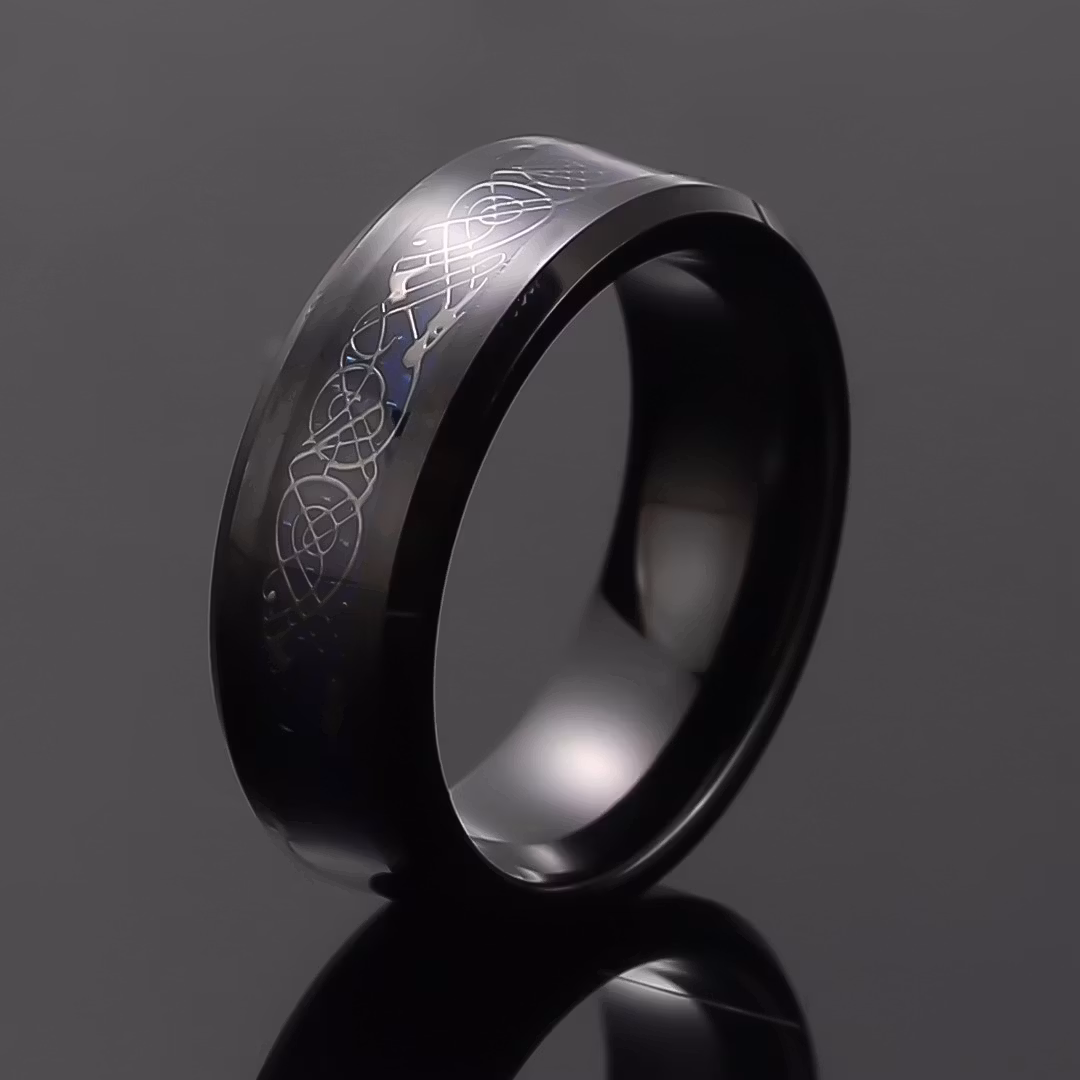Ring Celtic Tungsten