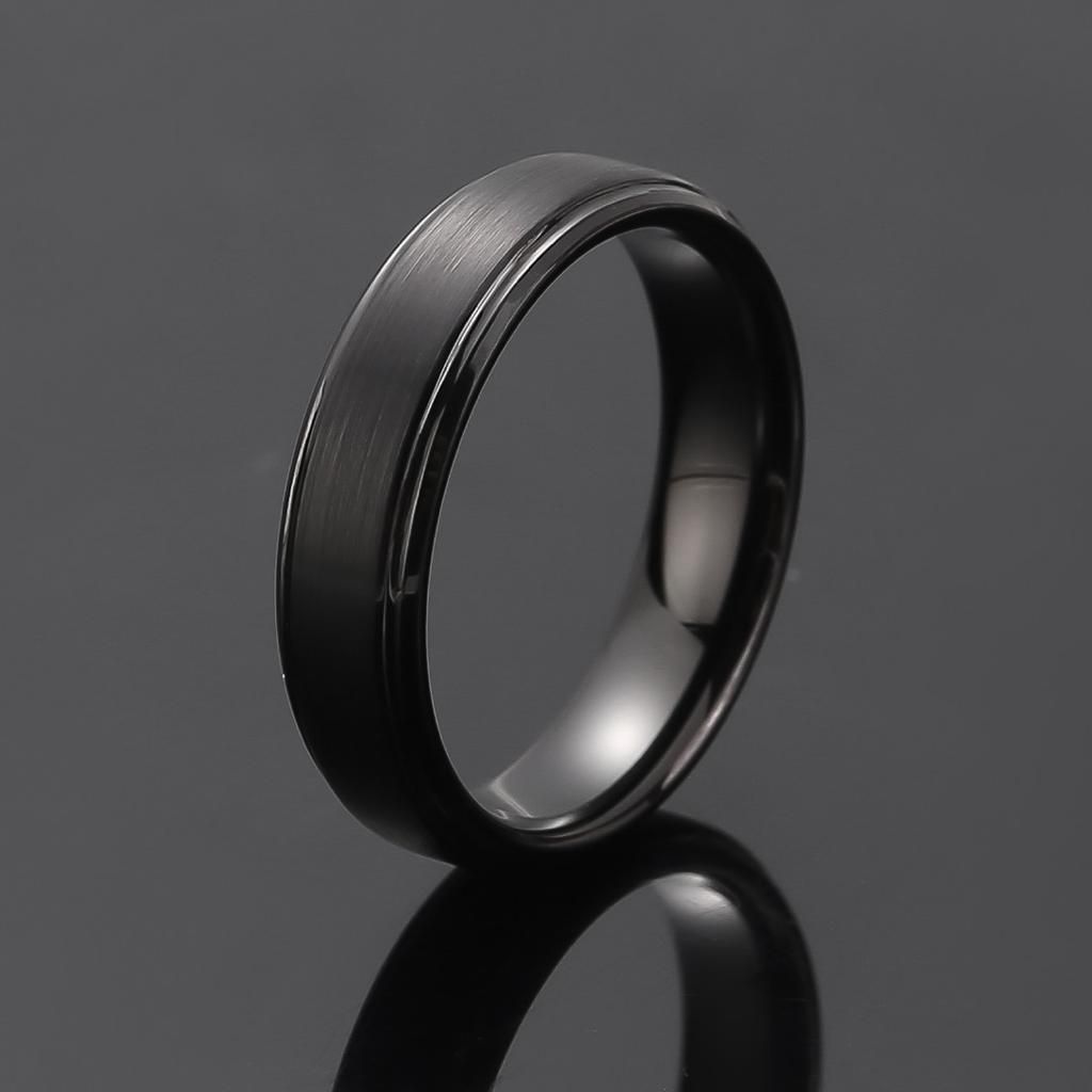 Sormus Black Round Tungsten