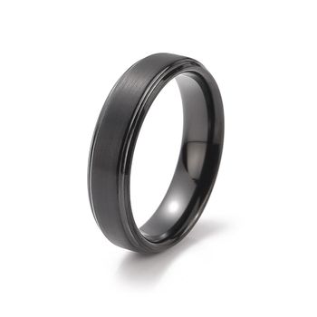 Sormus Black Round Tungsten