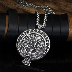 Halskæde Munin Futhark