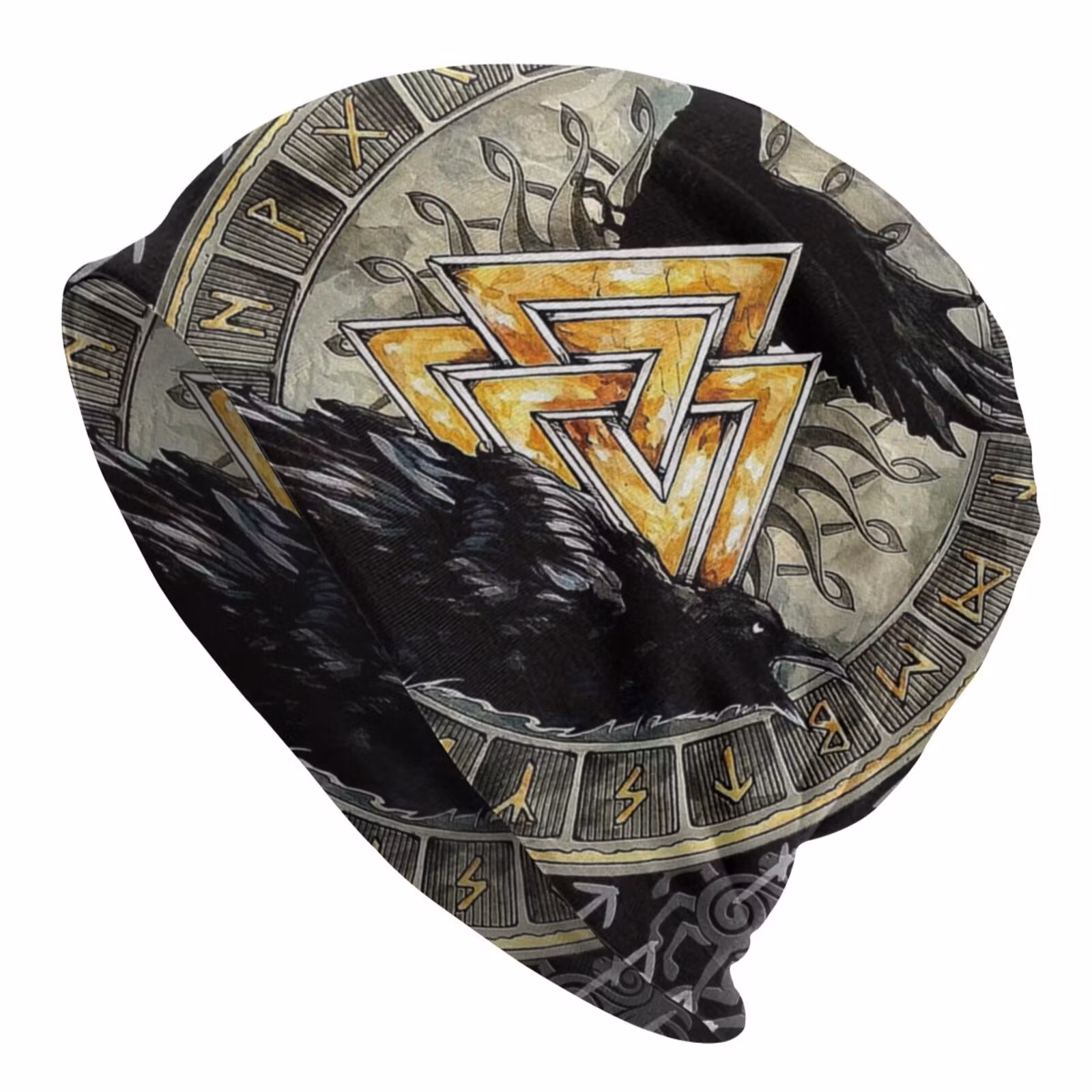 Mössa Valknut Raven