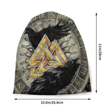 Mössa Valknut Raven