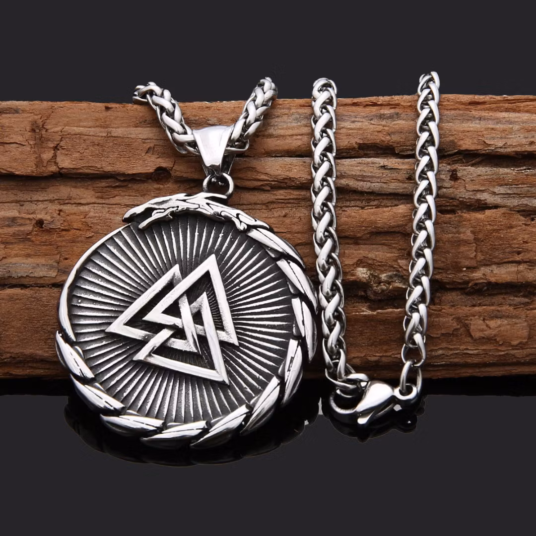 Halsband Valknut Vegvisir