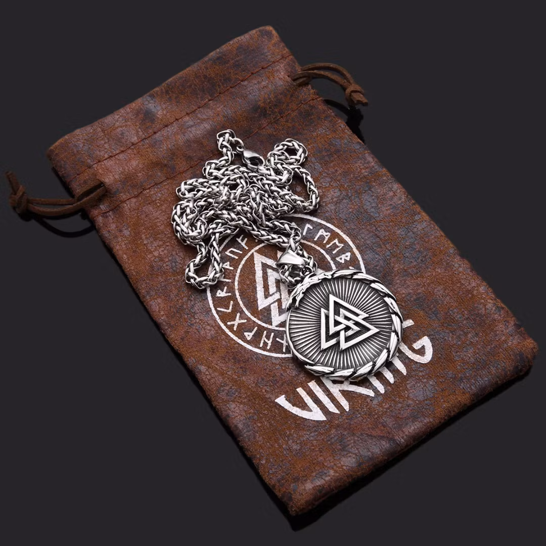 Halsband Valknut Vegvisir