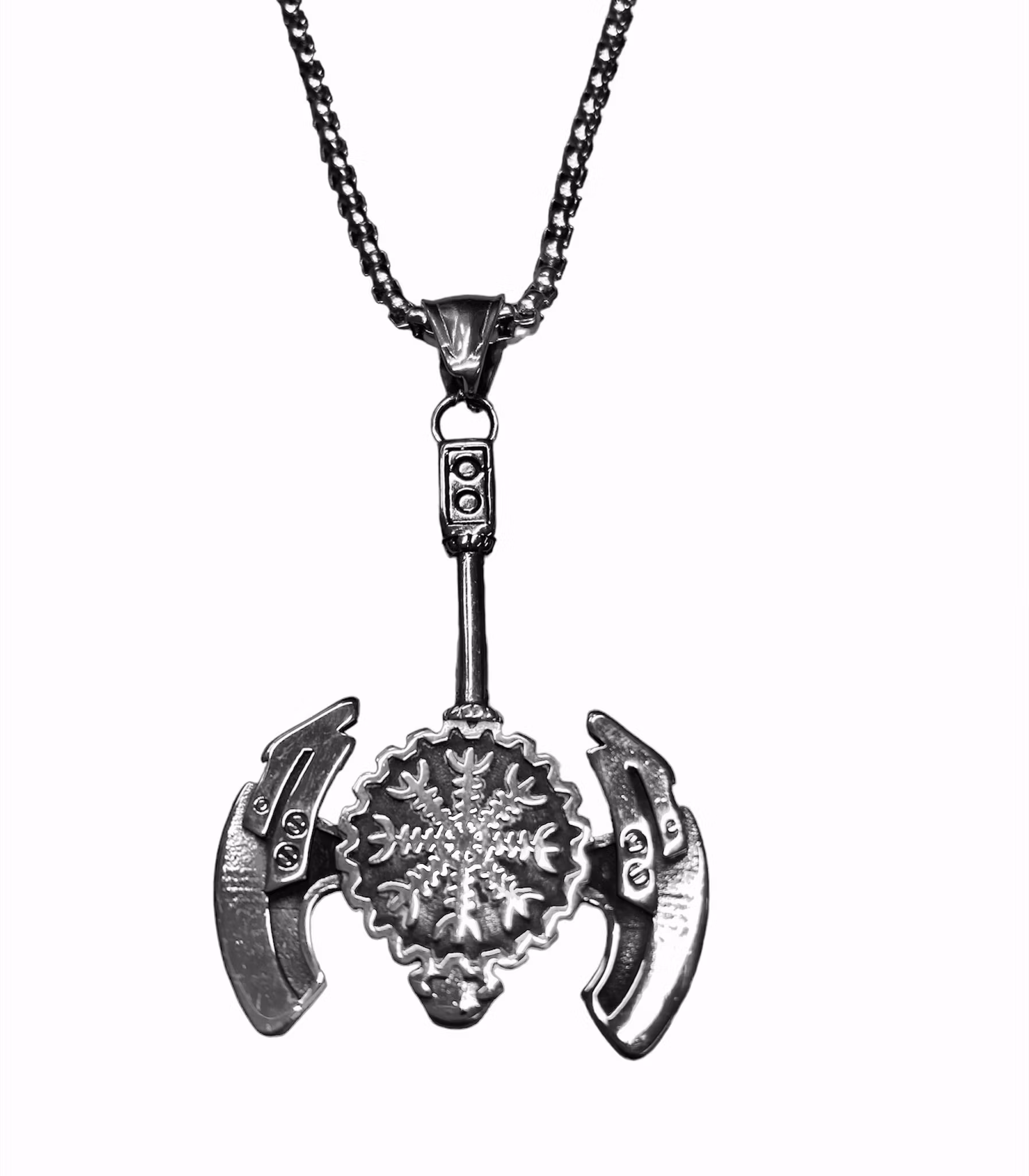 Halsband Stridsyxa Vegvisir