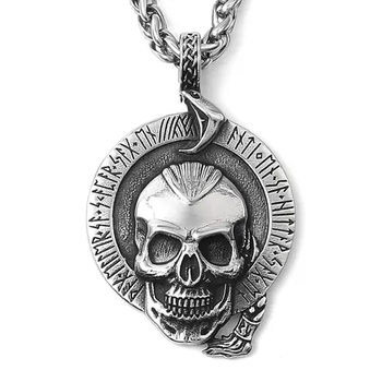 Halsband Vegvisir Skull
