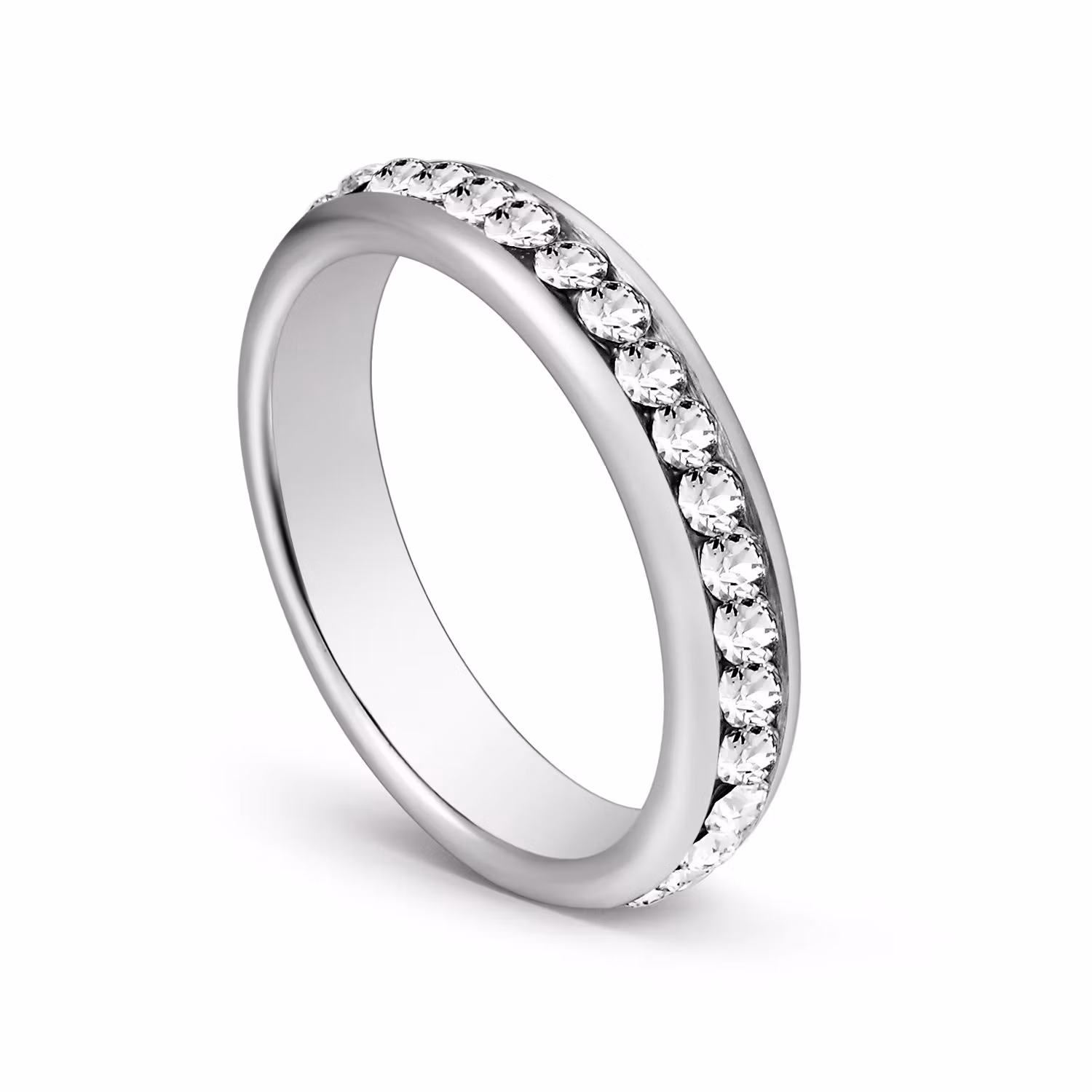 Sormus Silver Zirkonia Tungsten