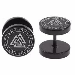 Örhänge Valknut Runskrift