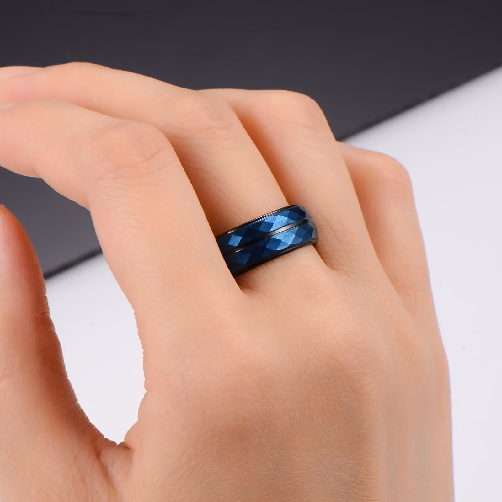 Ring Blue Sky Tungsten