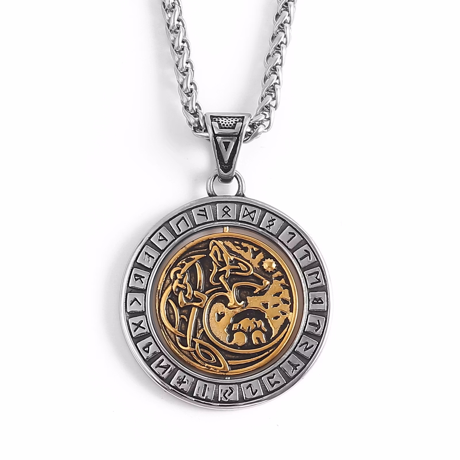 Halsband Fenrir Runskrift