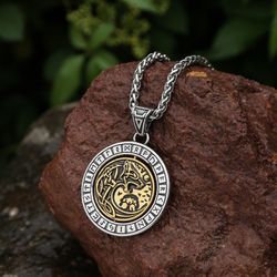 Halskæde Fenrir Runes
