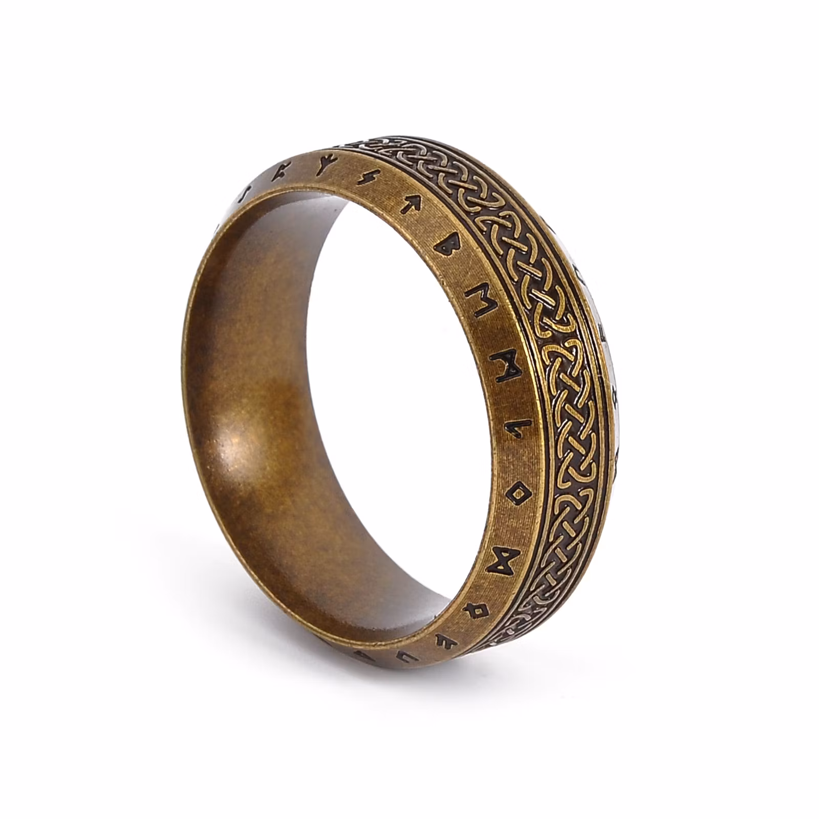 Ring Celtic Runskrift Brons