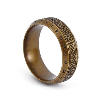Ring Celtic Runskrift Brons