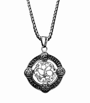 Halsband Yggdrasil Valknut