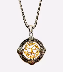 Halsband Yggdrasil Valknut