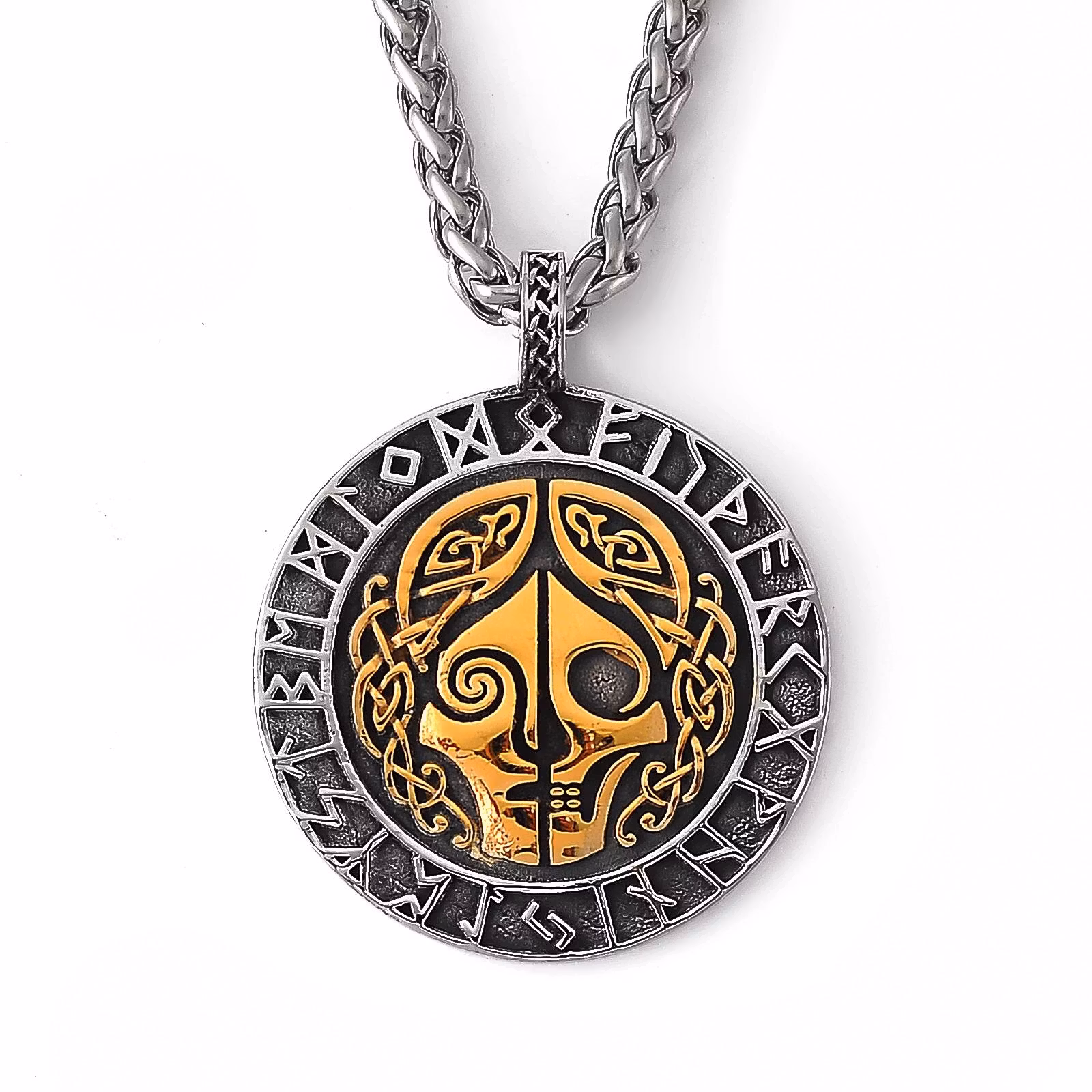 Halsband Viking Skull (Fler Färger)