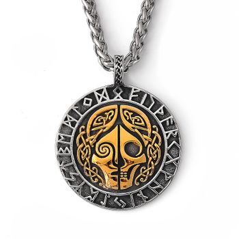 Halsband Viking Skull (Fler Färger)