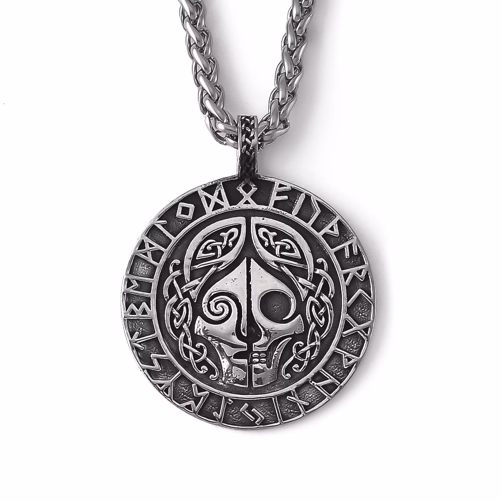 Halsband Viking Skull (Fler Färger)