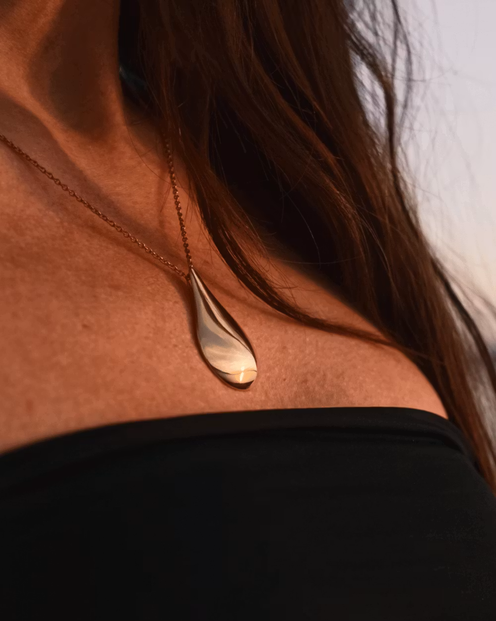 Package Tears of Freya Gold - Necklace & Earrings