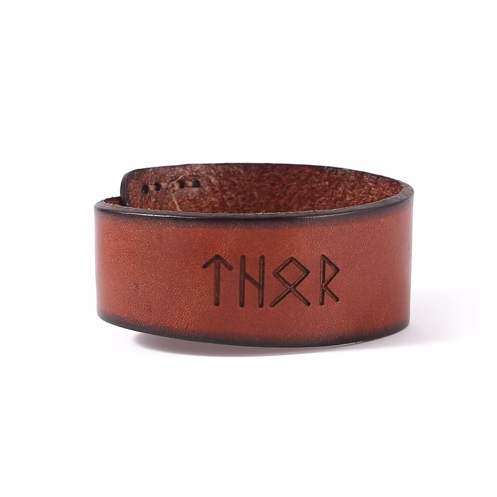 Armband Thor-ᛏᚺᛟᚱ  Läder (flera färger)