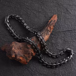 Halsband Wolf Viking Titanium