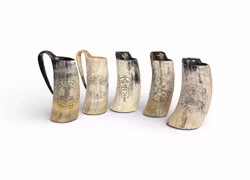 Hornmugg med handtag