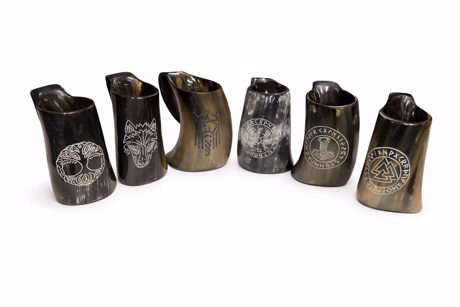 Hornmugg med handtag