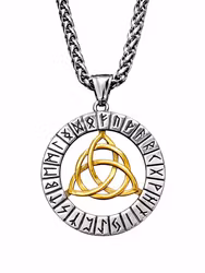 Halsband Runcirkel Triquetra (flera färger)
