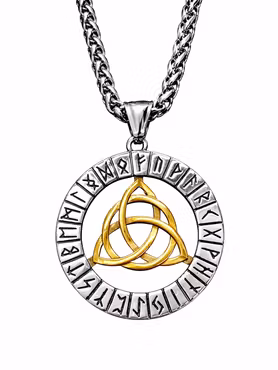 Halsband Runcirkel Triquetra (flera färger)