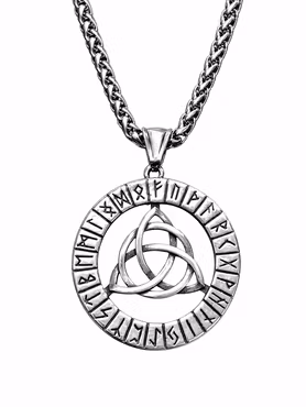 Halsband Runcirkel Triquetra (flera färger)