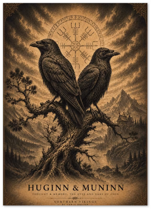 Northern Vikings – Legends Collection Huginn, Muninn