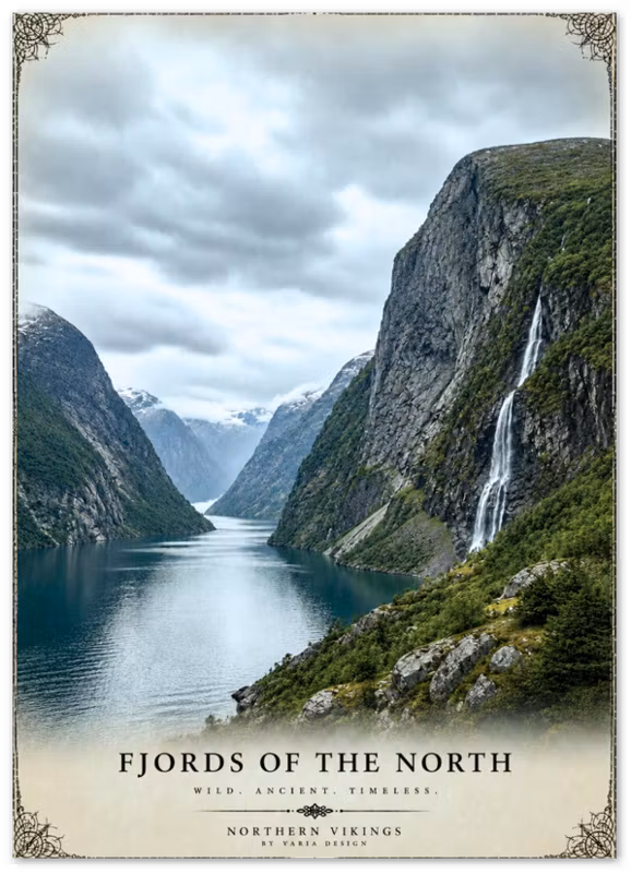 Northern Vikings - Nordic Landscapes Collection, Fjords of the North