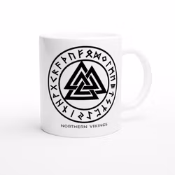 Viking mug Valknut