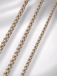 Necklace Forge in 925 silver with brass details