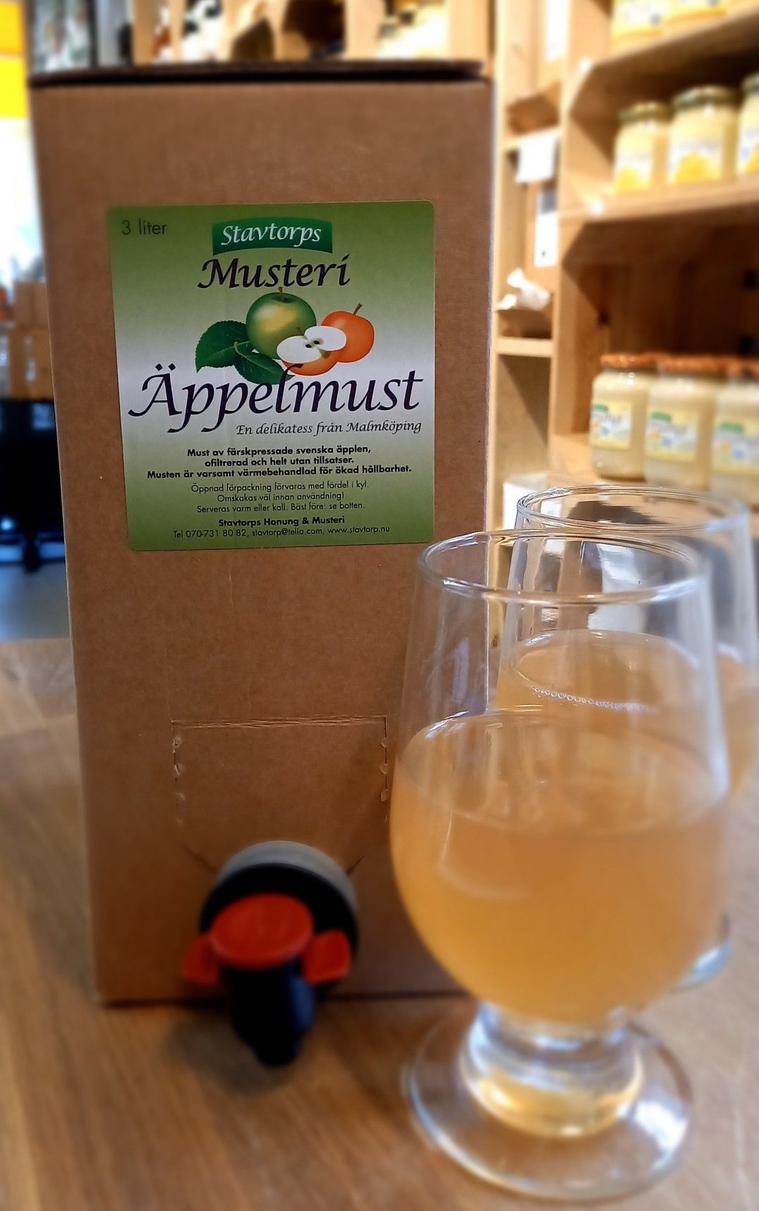 Äppelmust Bag-in-box 3 Liter - Trädgårdsmust Sörmland