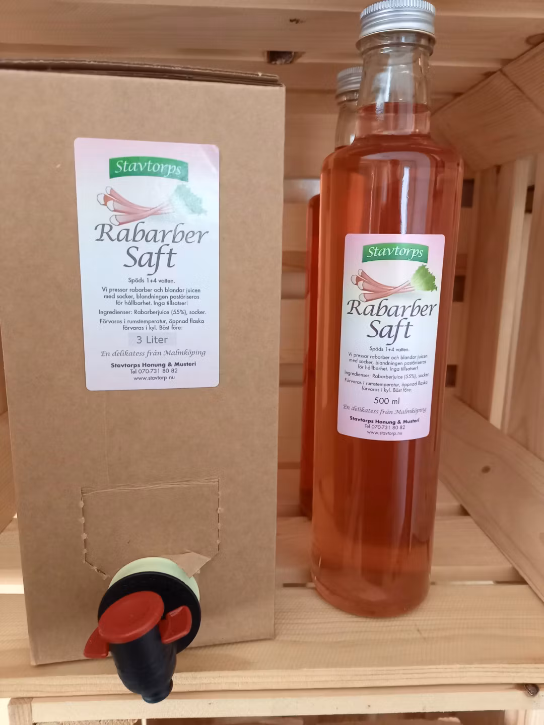Saft - Rabarber 3 L Bib