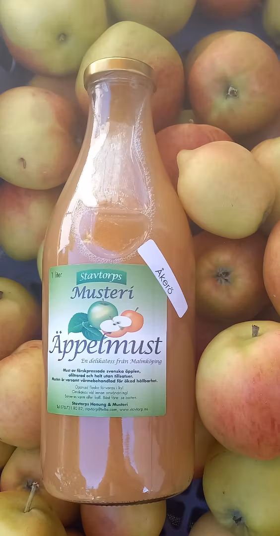 Äppelmust 1 Liter flaska - Åkerö
