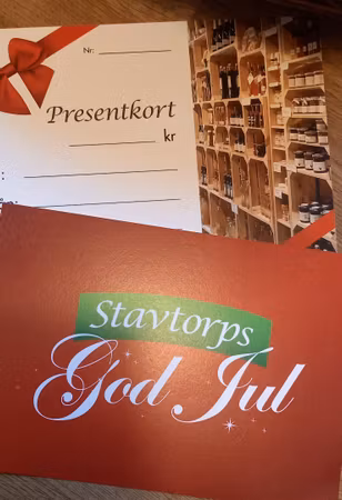 Presentkort till Gårdsbutiken.